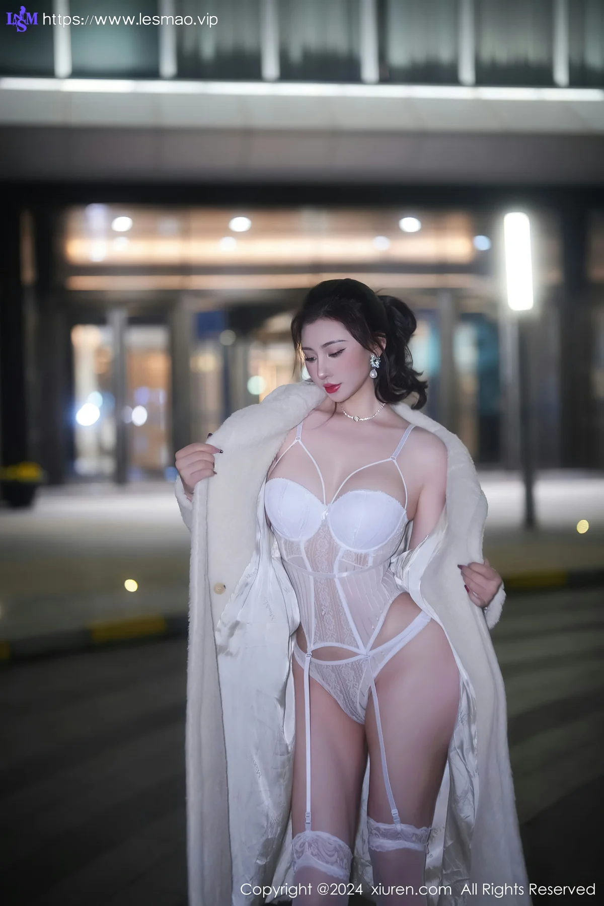 XiuRen 秀人 No.7978  蕾蕾醒了没 诱人白色丝袜首套写真11 - 6