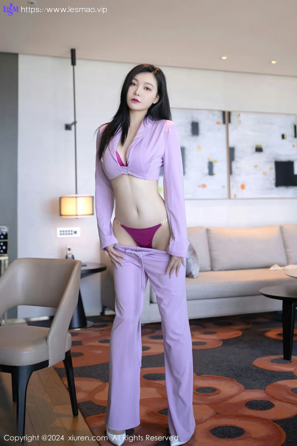 XiuRen 秀人 No.8006  安然anran 白色丝袜性感写真1 - 1
