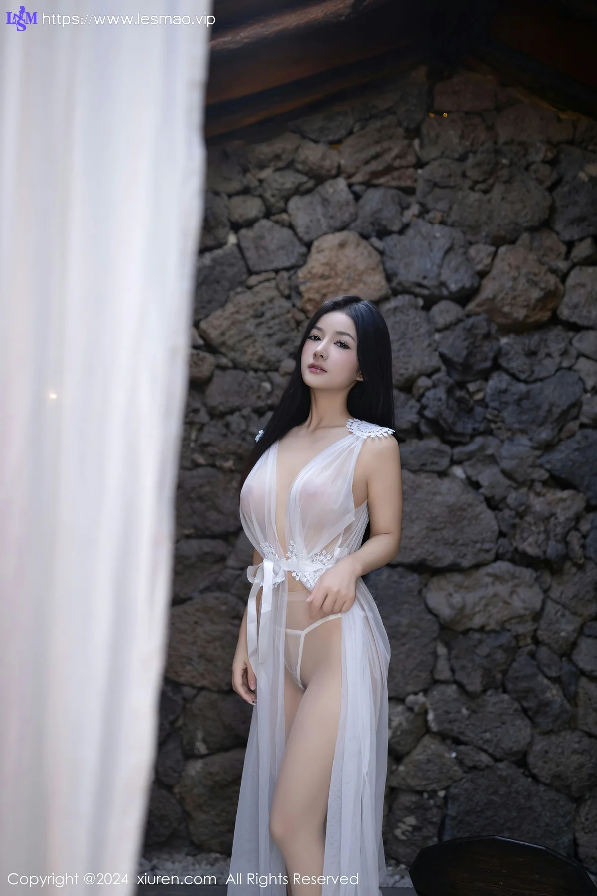 XiuRen 秀人 No.8038  谭小灵 色轻薄连衣短裙性感写真 - 4
