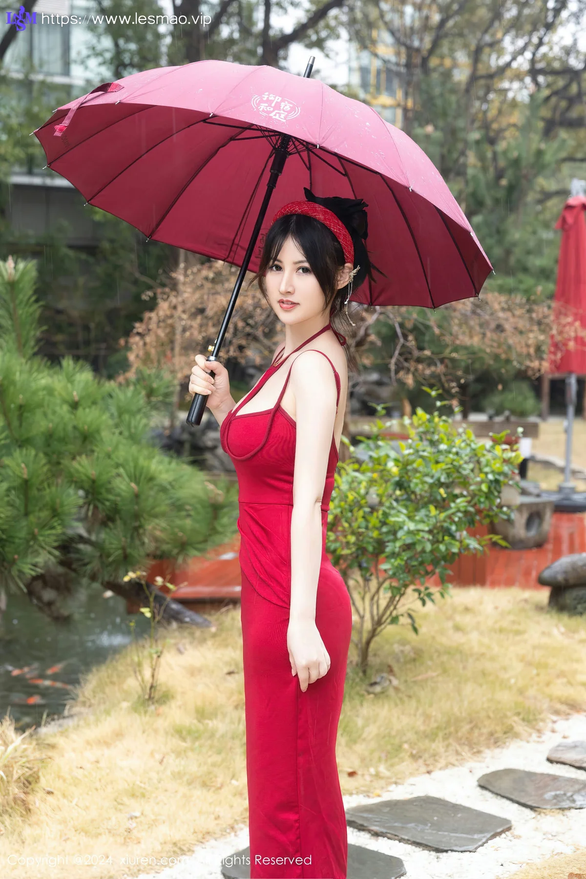 XiuRen 秀人 No.8078  诗诗kiki 红色情趣吊带写真1 - 7