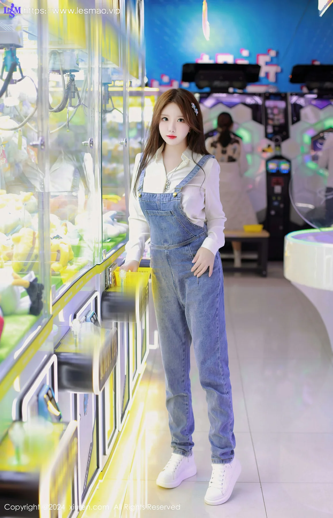 XiuRen 秀人 No.8087  小薯条nienie 电玩店场景拍摄性感写真11 - 4