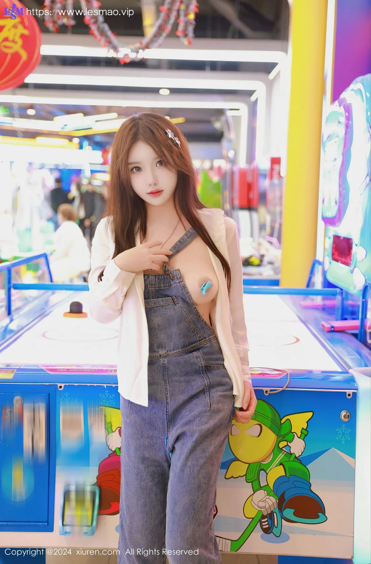 XiuRen 秀人 No.8087  小薯条nienie 电玩店场景拍摄性感写真11 - 6