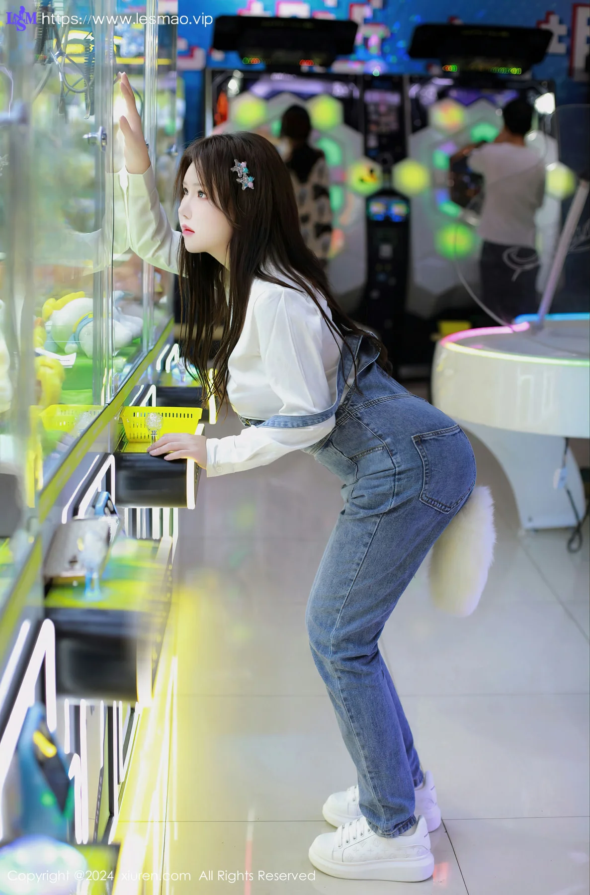 XiuRen 秀人 No.8087  小薯条nienie 电玩店场景拍摄性感写真11 - 9