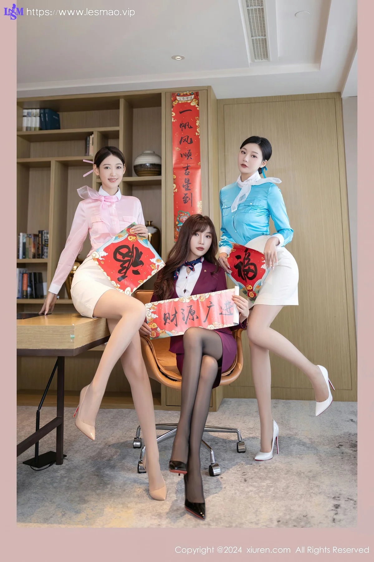 XiuRen 秀人 No.8088  陆萱萱、安然anran和唐安琪模特合集写真111 - 5