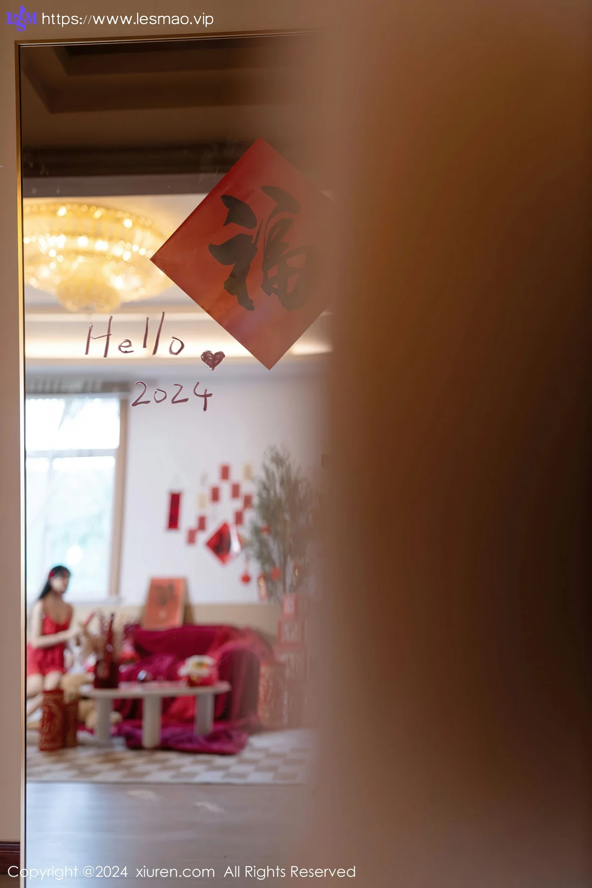 XiuRen 秀人 No.8098  幼幼 红色贺新春主题泰国旅拍22 - 4