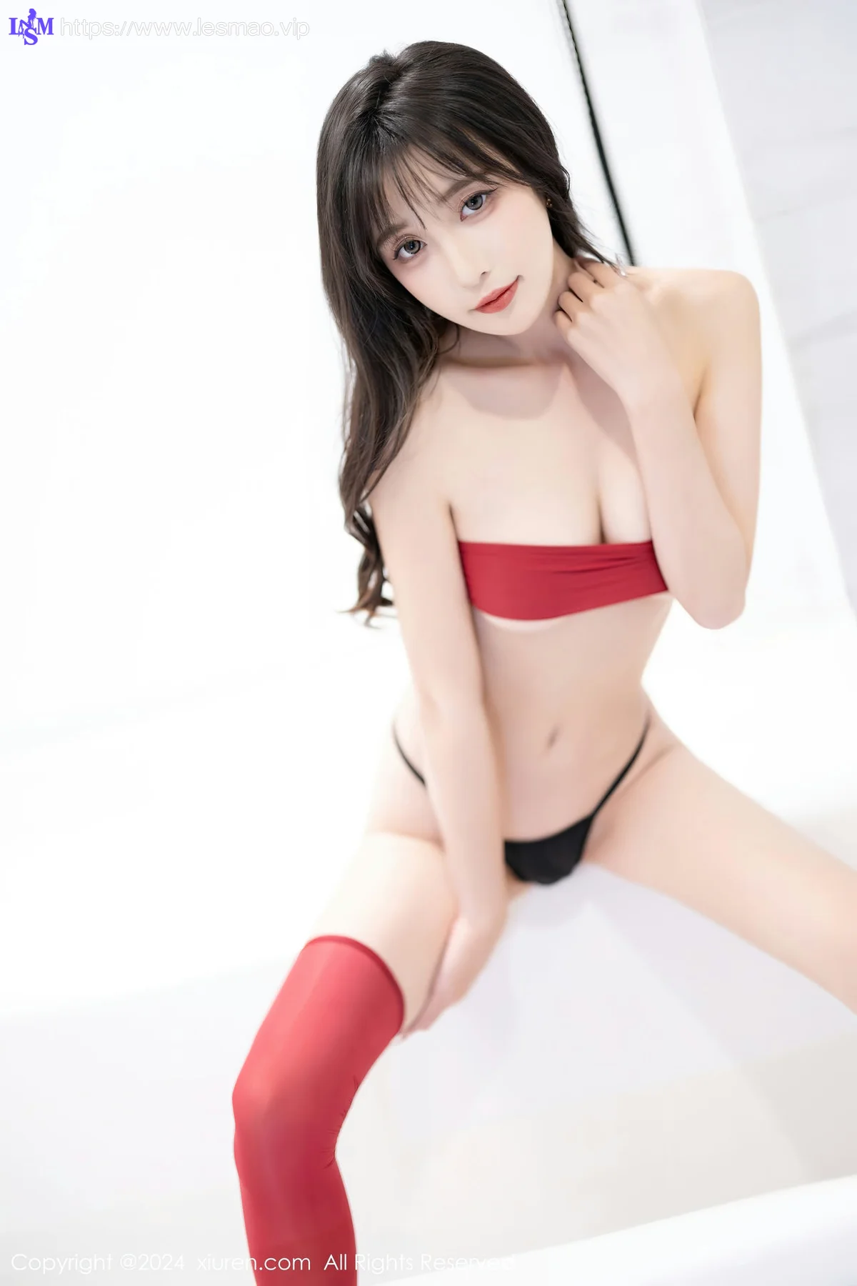 XiuRen 秀人 No.8116  林星阑 诱人红色丝袜性感写真22 - 5