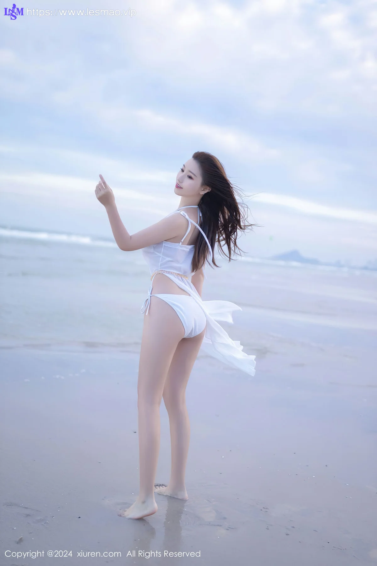 XiuRen 秀人 No.8123  杏子Yada 白色比基尼泰国旅拍 - 3