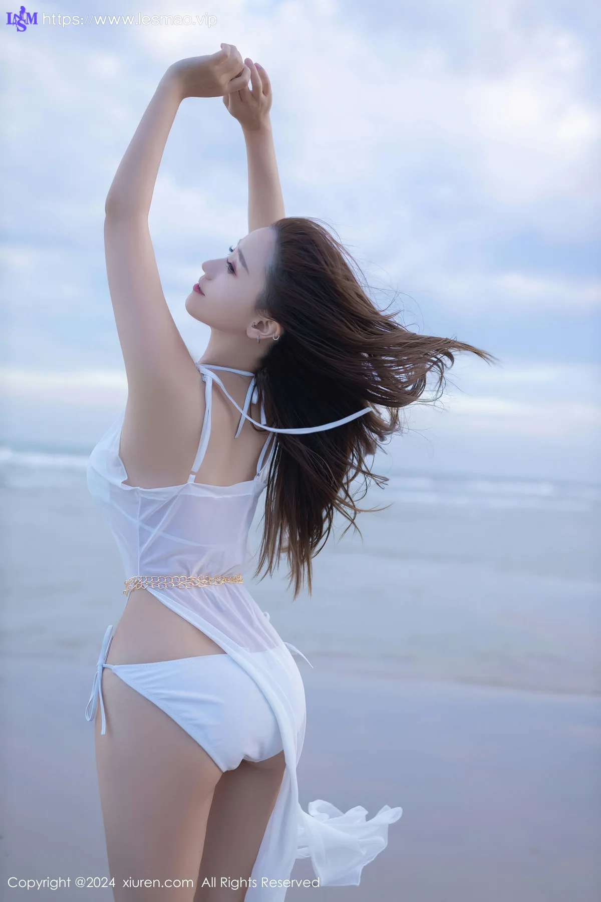 XiuRen 秀人 No.8123  杏子Yada 白色比基尼泰国旅拍 - 4