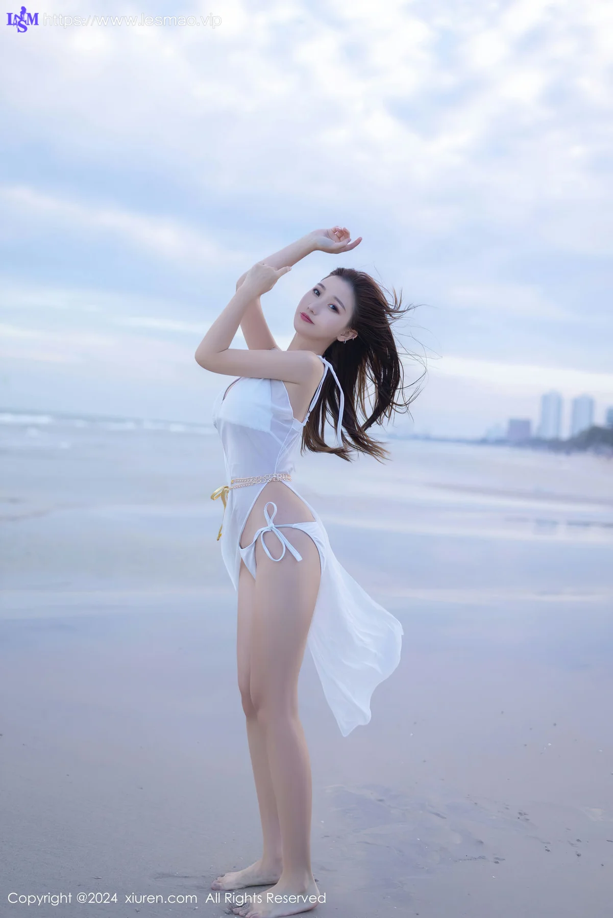 XiuRen 秀人 No.8123  杏子Yada 白色比基尼泰国旅拍 - 6