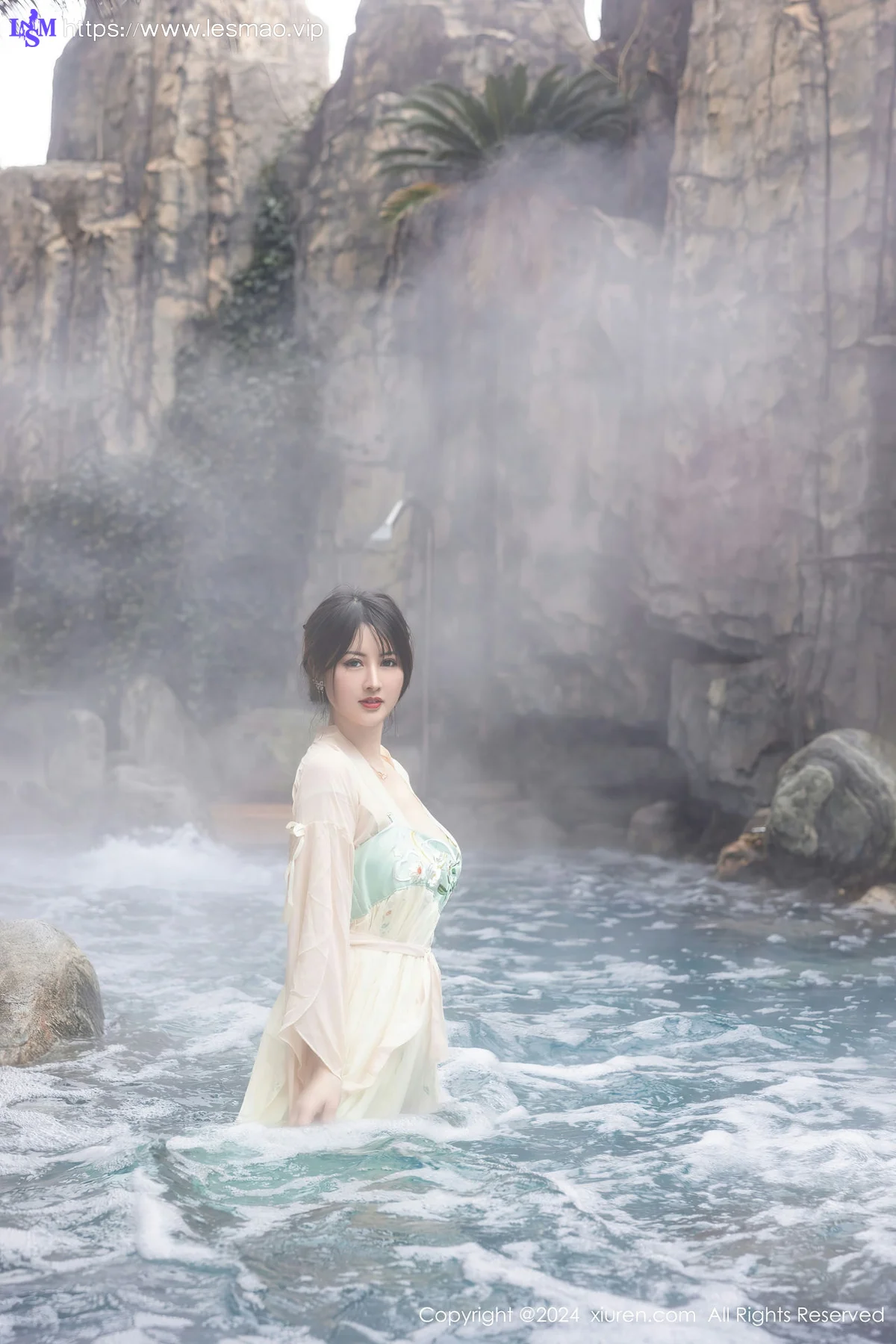 XiuRen 秀人 No.8128  诗诗kiki 温泉古装情趣服饰性感写真1 - 8
