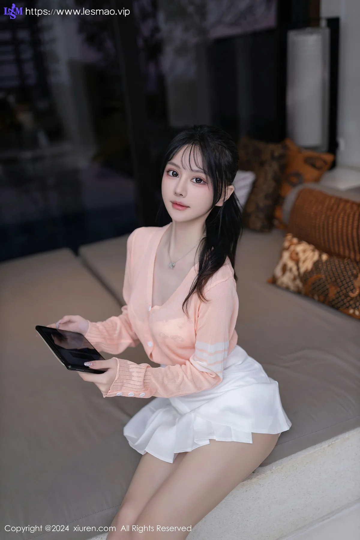 XiuRen 秀人 No.8138  幼幼 粉色上衣性感写真111 - 7