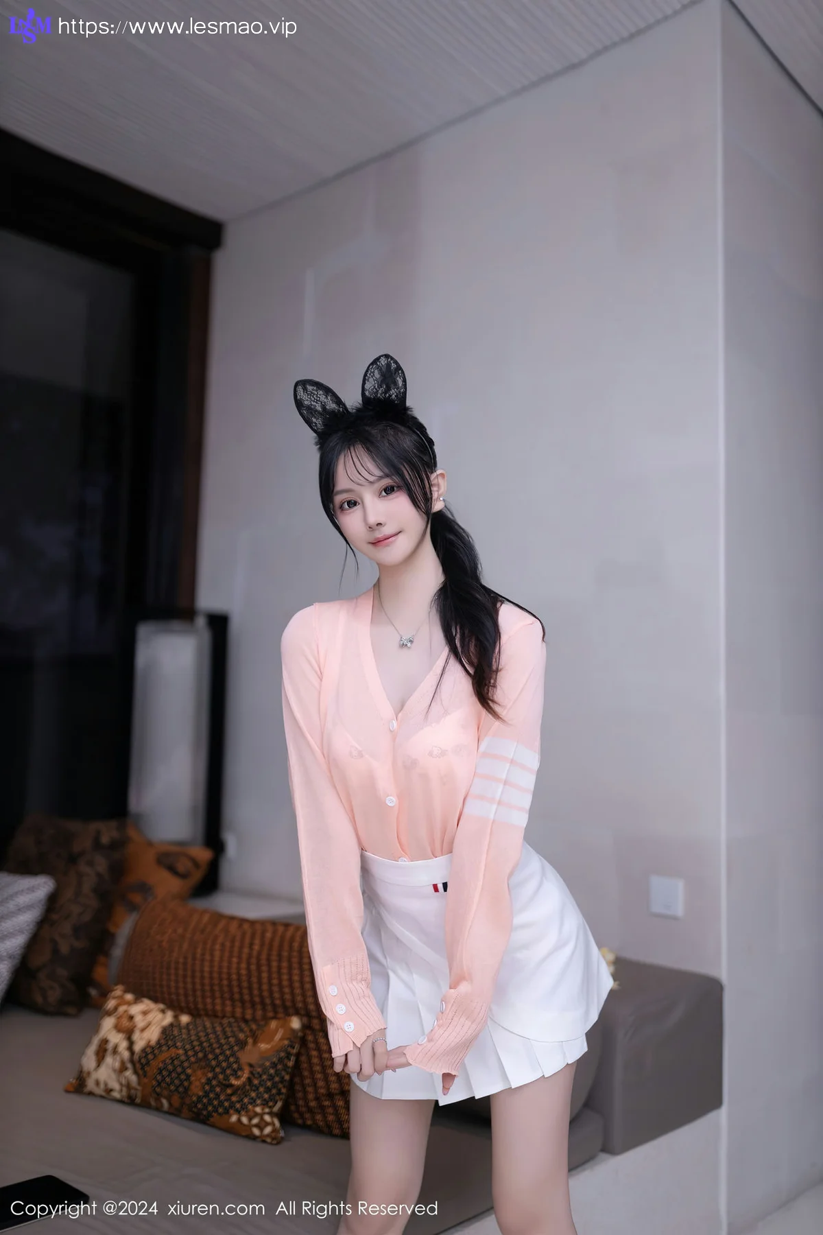 XiuRen 秀人 No.8138  幼幼 粉色上衣性感写真111 - 10