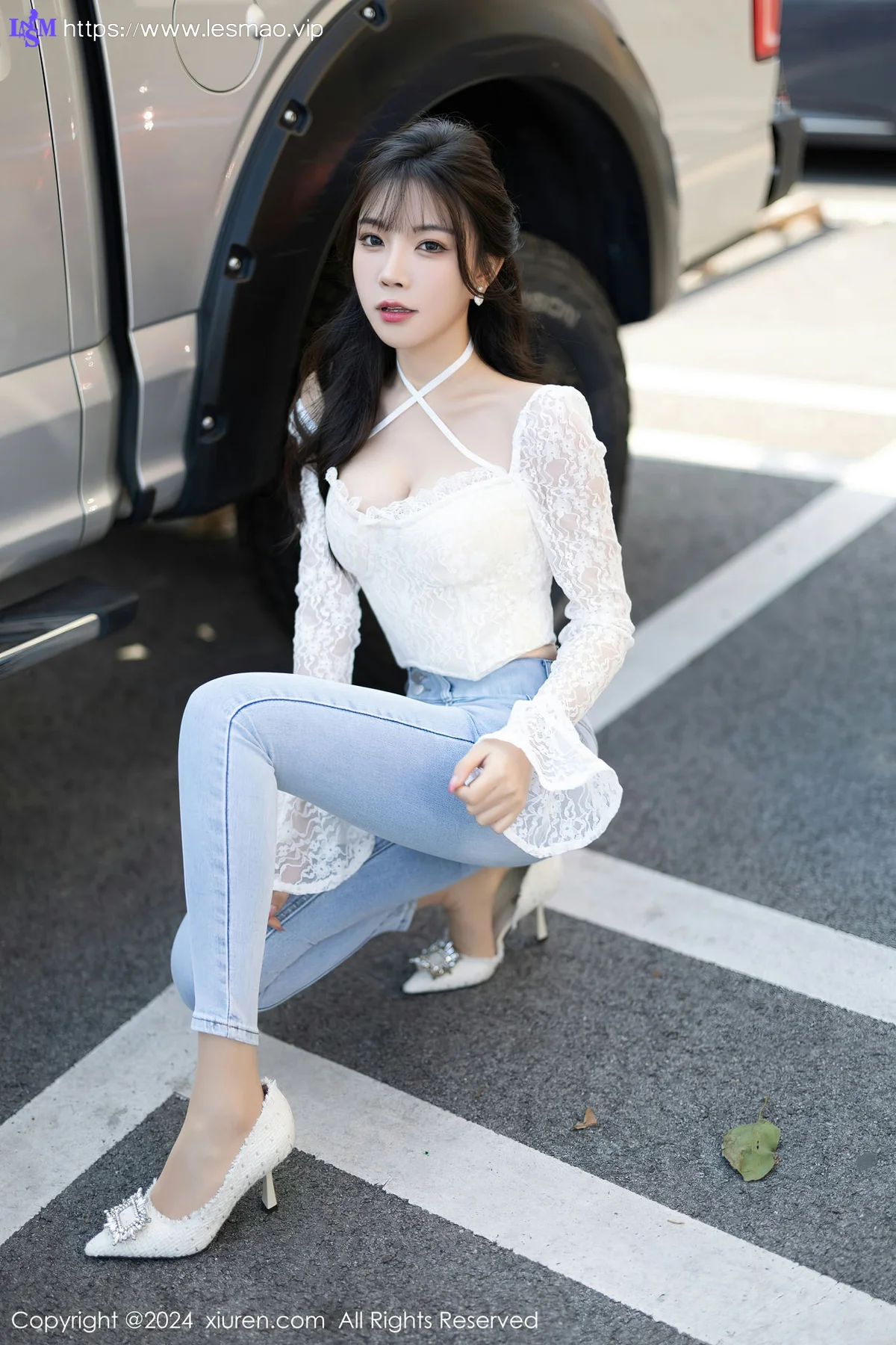 XiuRen 秀人 No.8147  徐莉芝Booty 黑色薄纱情趣性感写真2 - 4