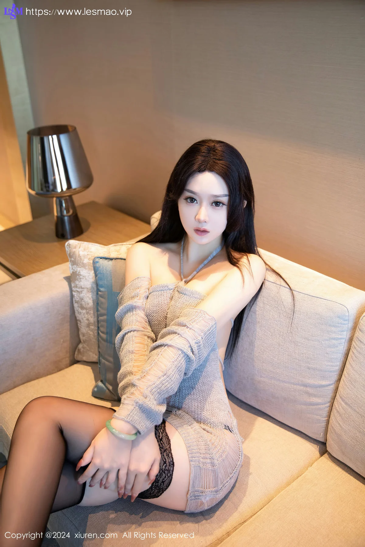 XiuRen 秀人 No.8149  林杉杉 魅惑黑丝性感写真33 - 1