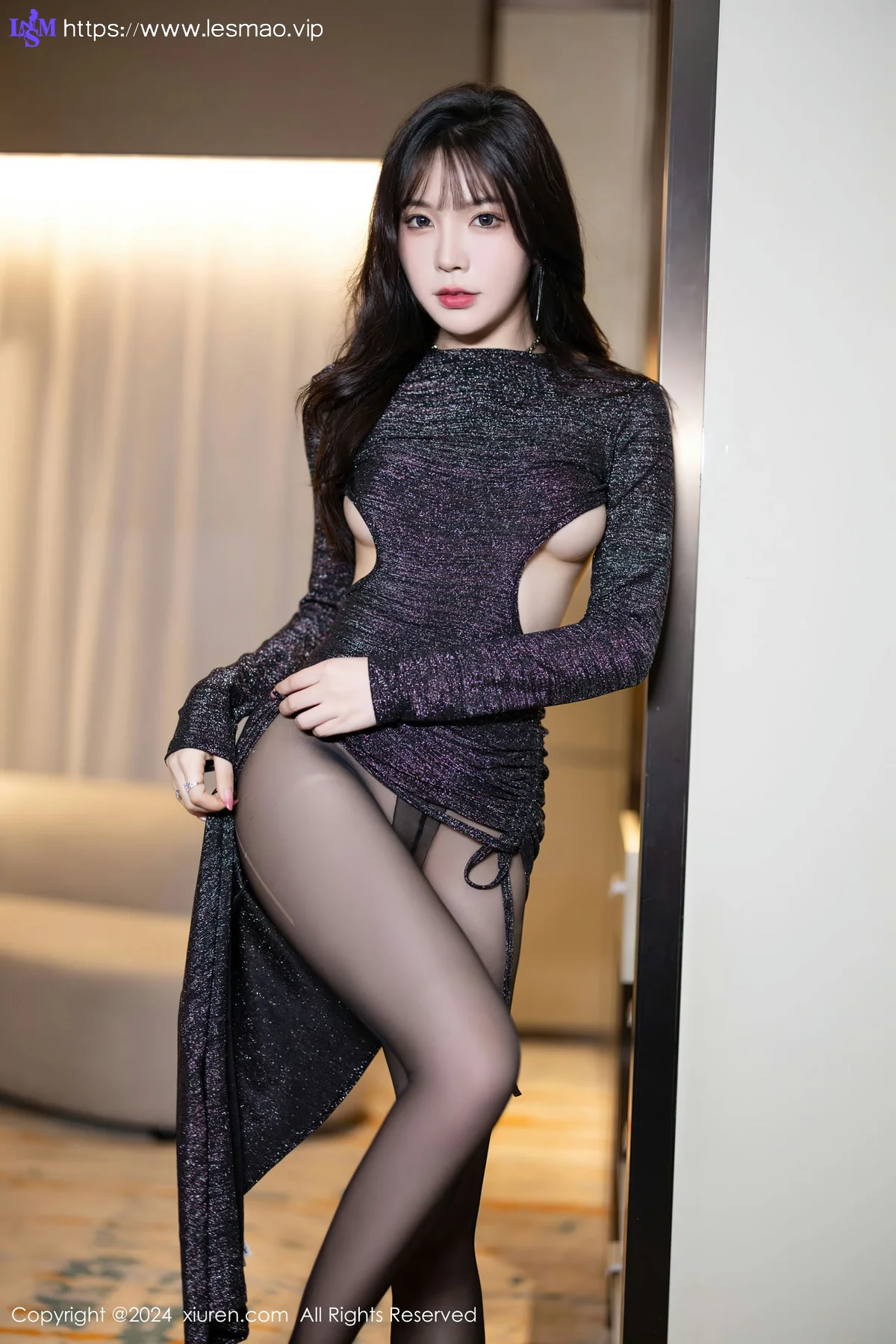 XiuRen 秀人 No.8200 徐莉芝Booty 连衣短裙性感写真1 - 6