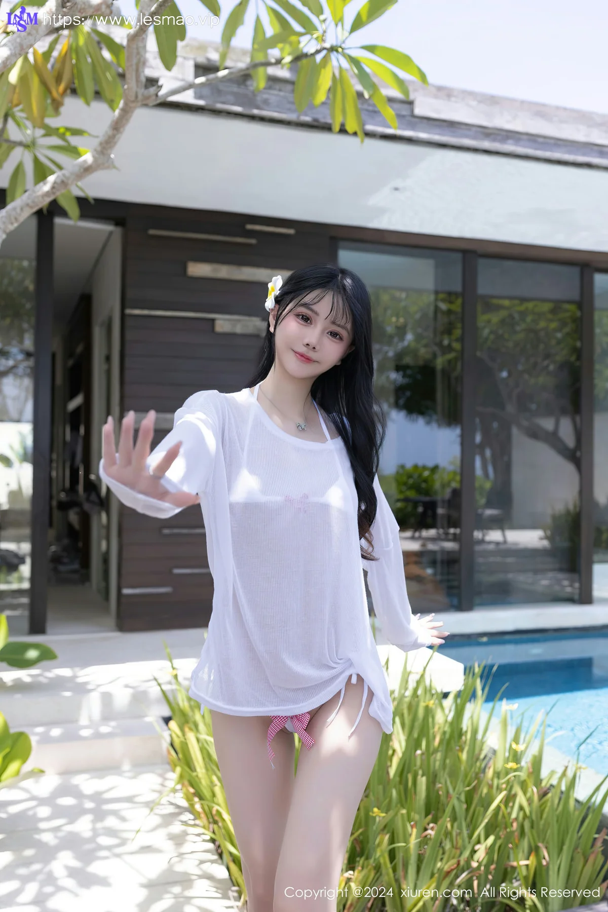 XiuRen 秀人 No.8203  幼幼 白色泳装泰国旅拍111 - 4