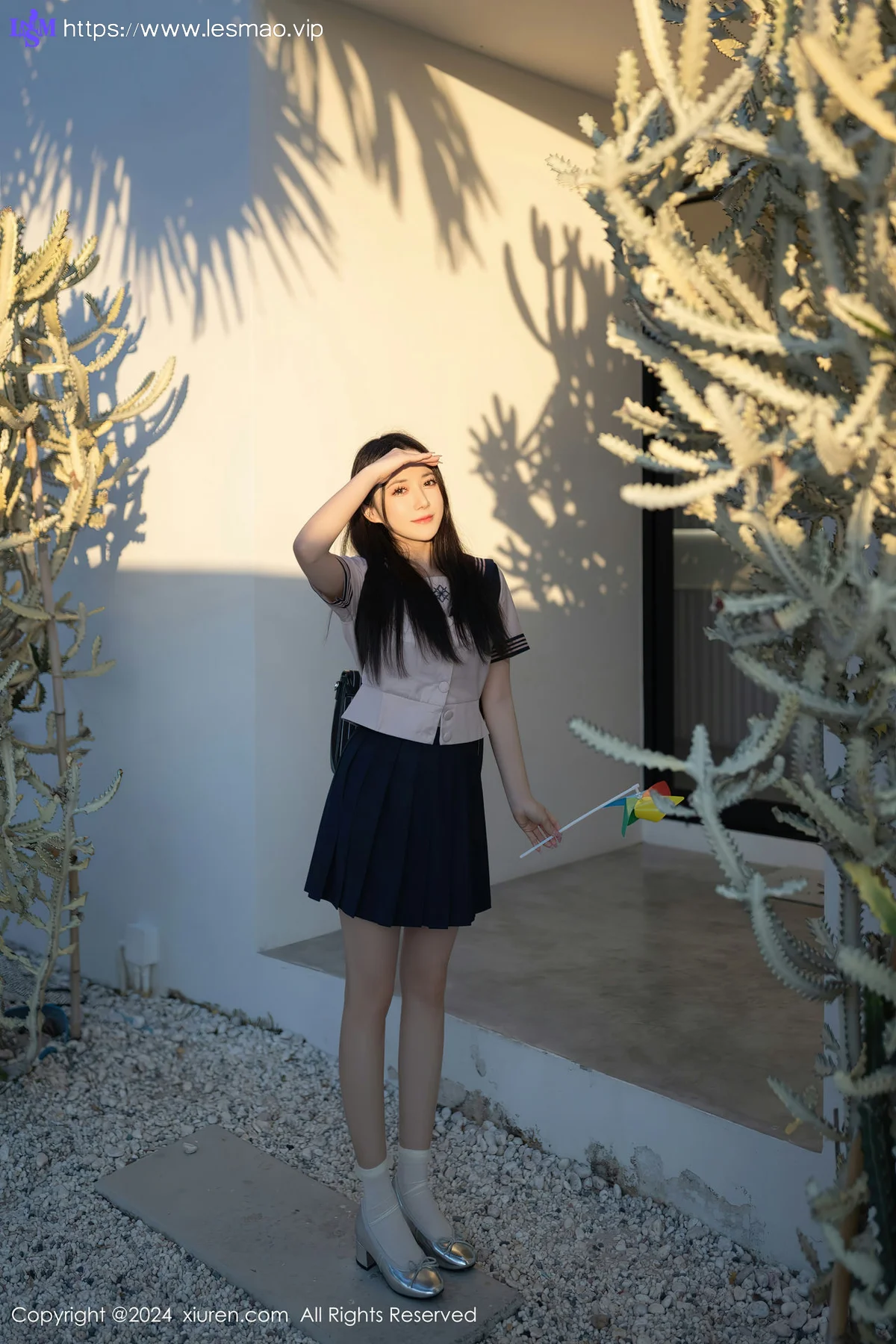 XiuRen 秀人 No.8244  鱼子酱Fish 性感JK制服泰国旅拍11 - 5