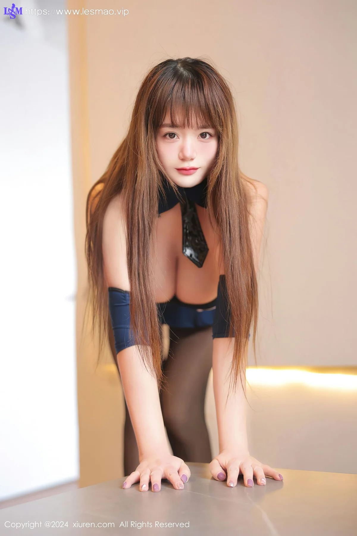 XiuRen 秀人 No.8304  陈柒柒 魅惑黑丝性感写真2 - 9