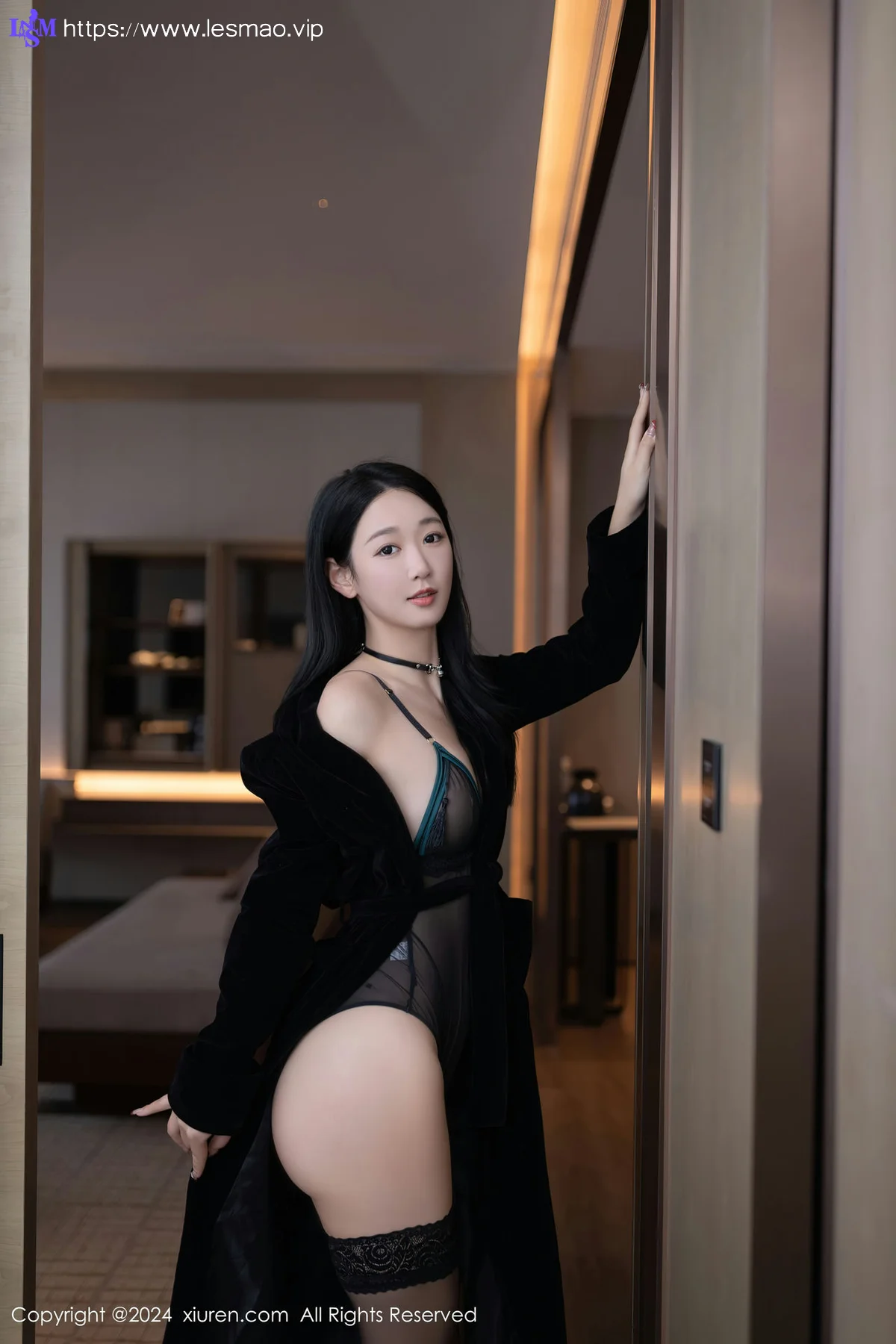 XiuRen 秀人 No.8326 唐安琪 魅惑黑丝性感写真11 - 7