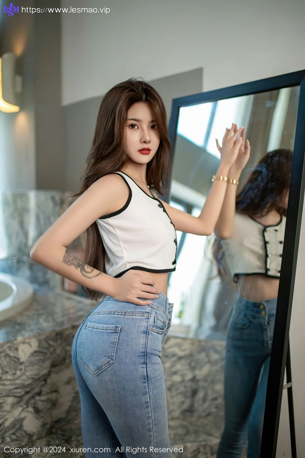 XiuRen 秀人 No.8410 仙女爱自由 粉色睡裙性感写真3 - 6