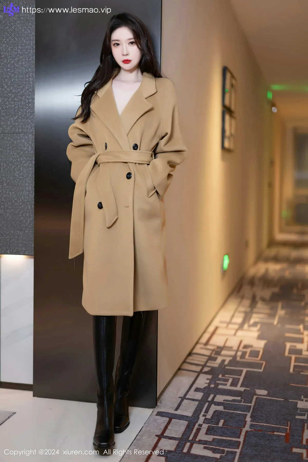 XiuRen 秀人 No.8414 王心悦 蓝色OL服饰性感写真11 - 6