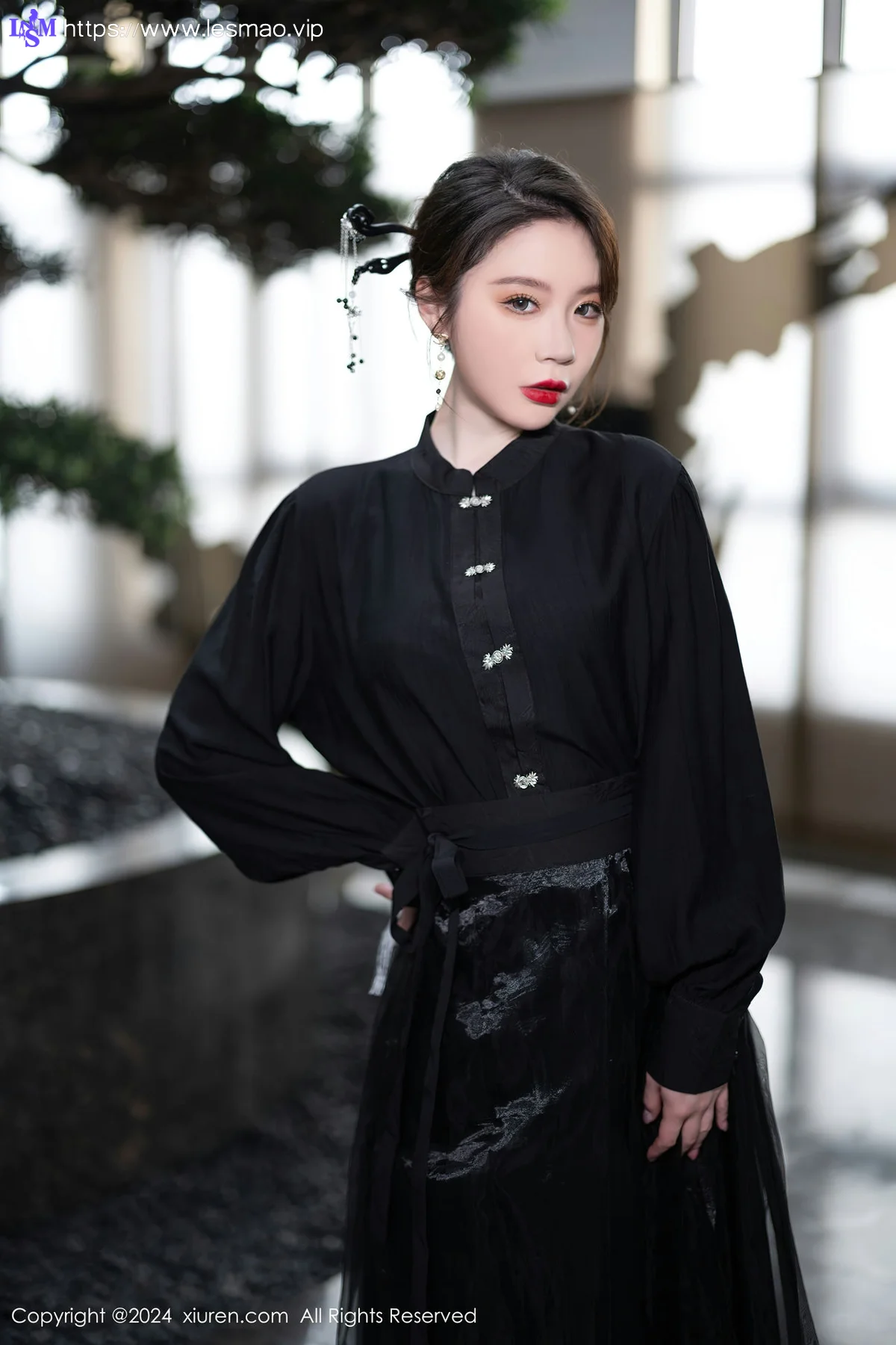 XiuRen 秀人 No.8465 梦心玥  白色轻透性感写真3 - 5