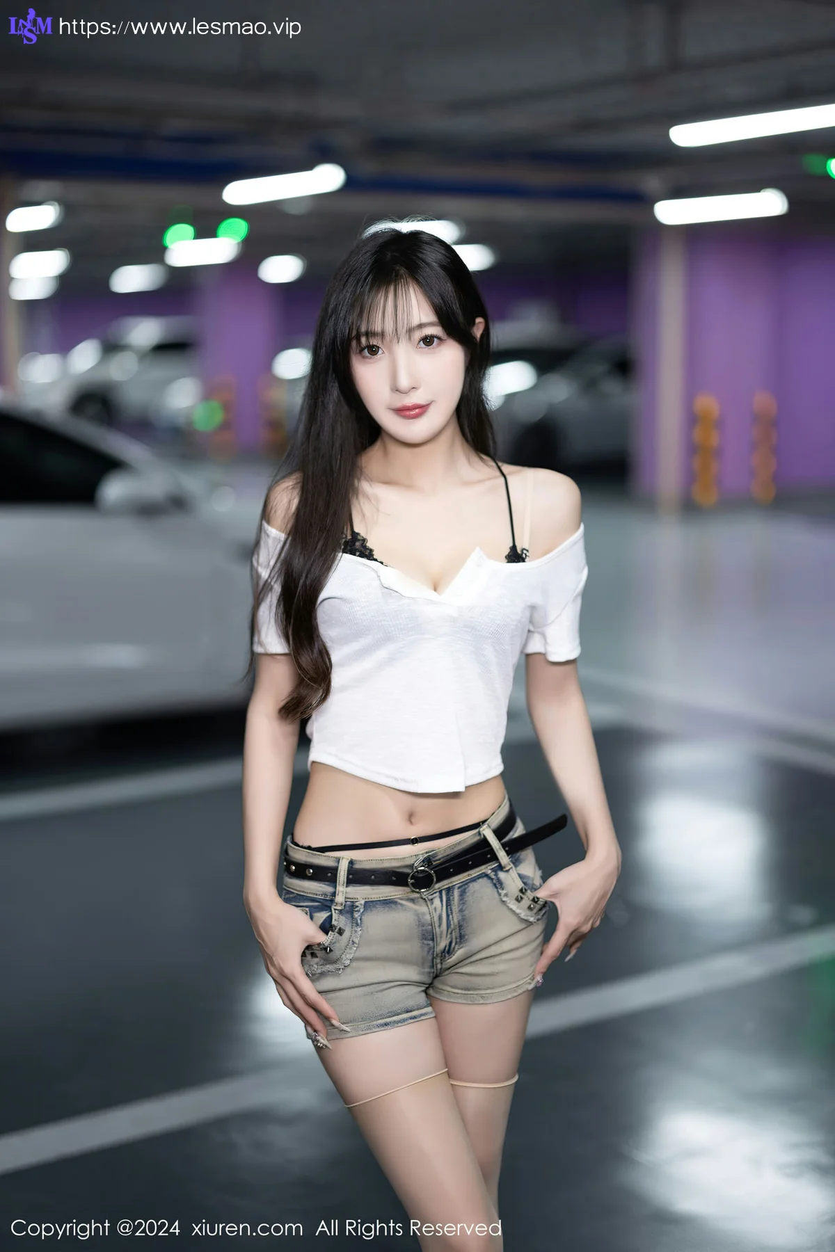 XiuRen 秀人 No.8504 林星阑 黑色蕾丝内衣性感写真2 - 1