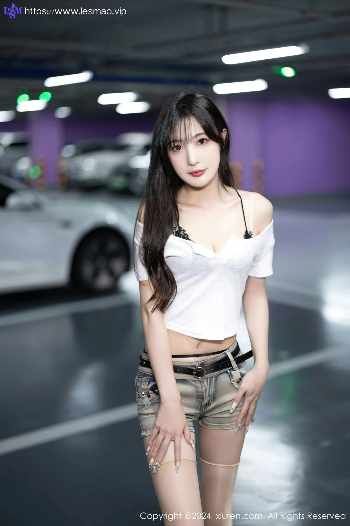 XiuRen 秀人 No.8504 林星阑 黑色蕾丝内衣性感写真2 - 3