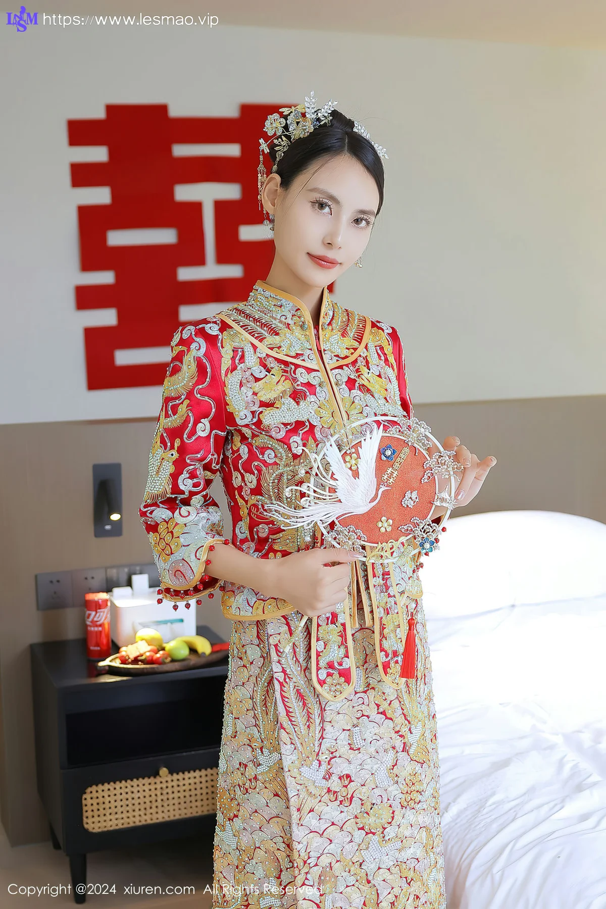 XiuRen 秀人 No.8534 lingyu69 新娘主题拍摄性感写真1 - 8