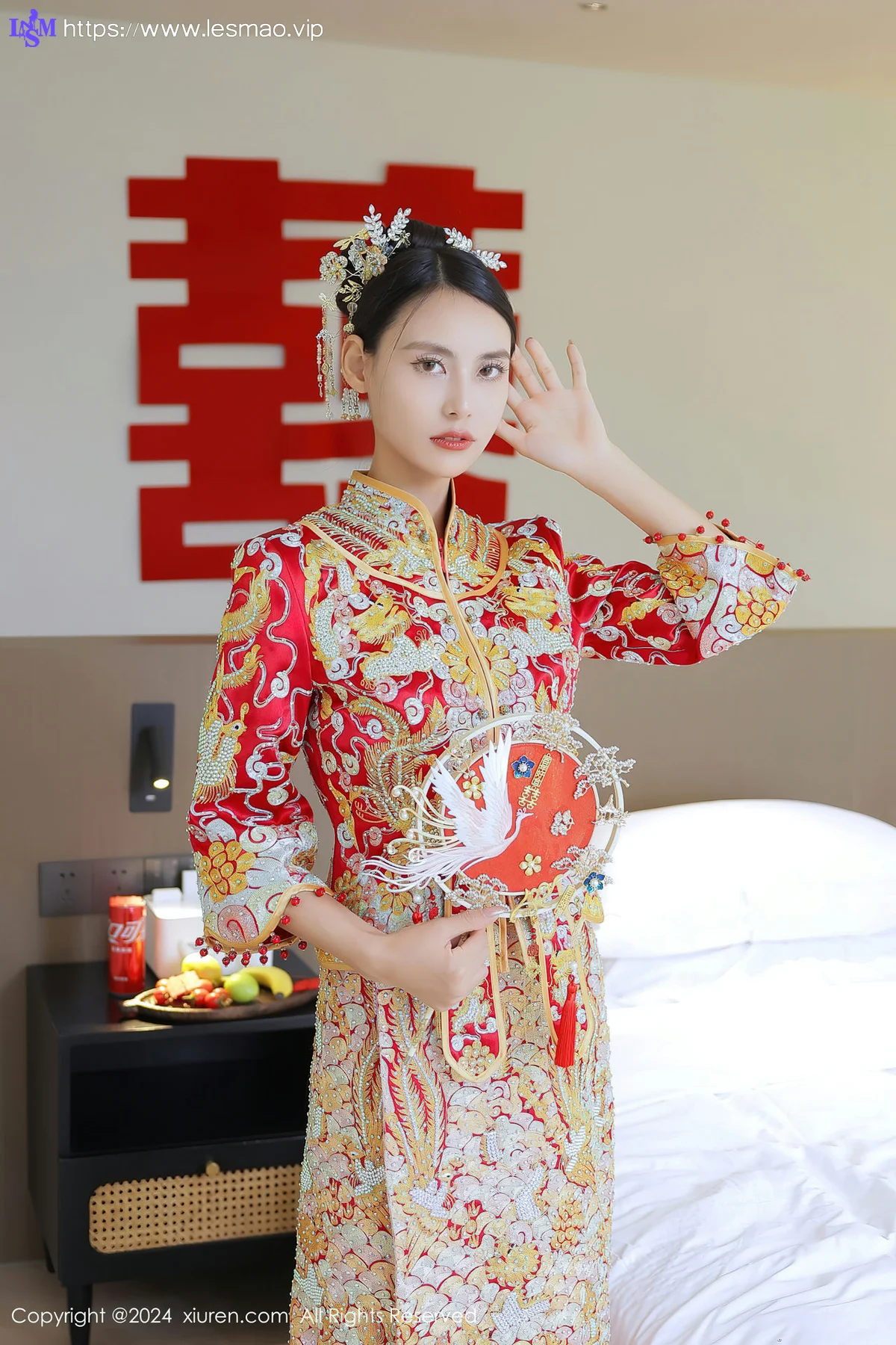XiuRen 秀人 No.8534 lingyu69 新娘主题拍摄性感写真1 - 9
