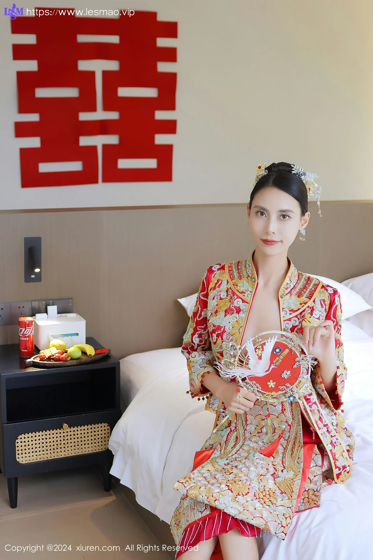 XiuRen 秀人 No.8534 lingyu69 新娘主题拍摄性感写真1 - 6