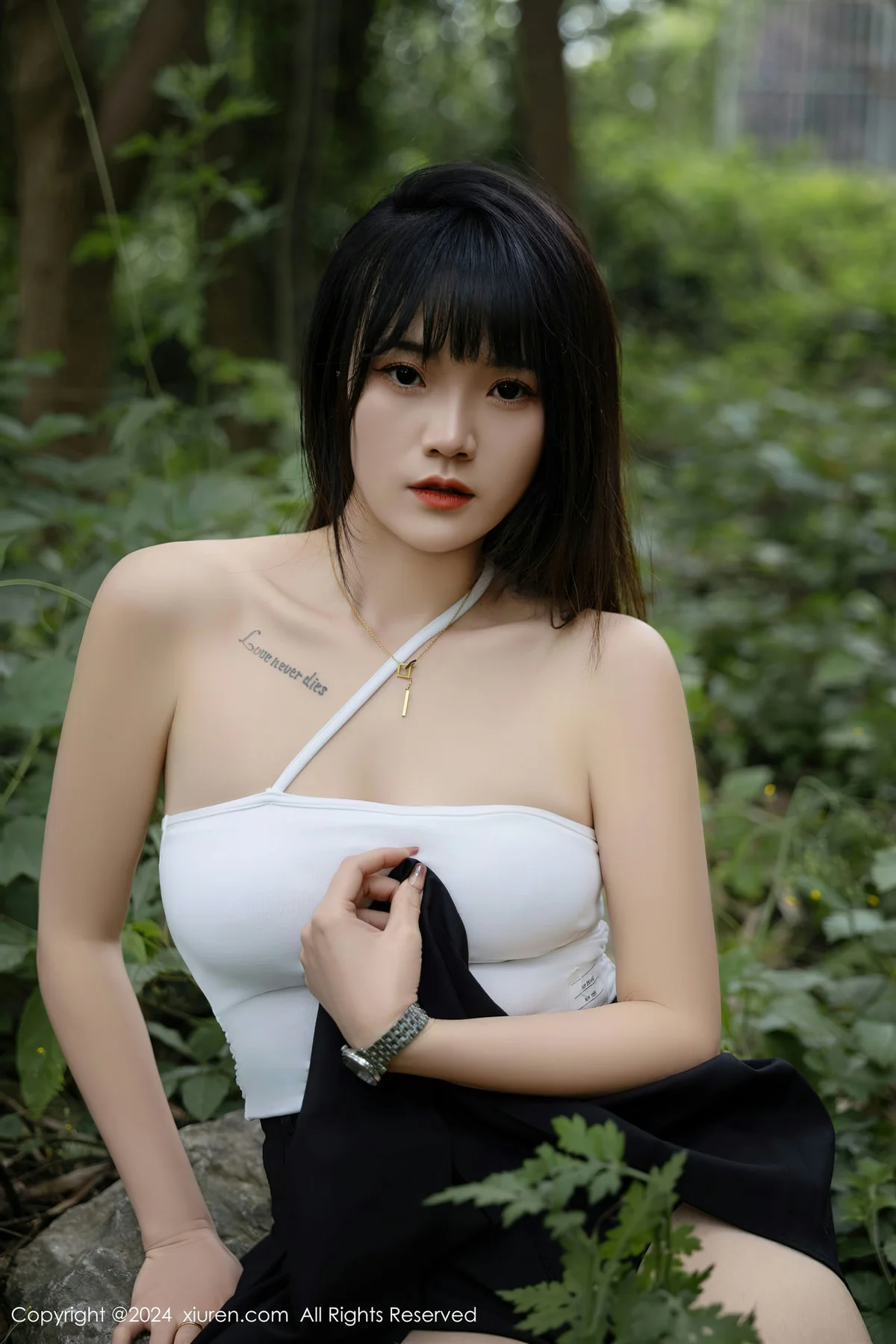 XiuRen 秀人 No.8586 唐安诺 魅惑黑丝性感写真 - 3