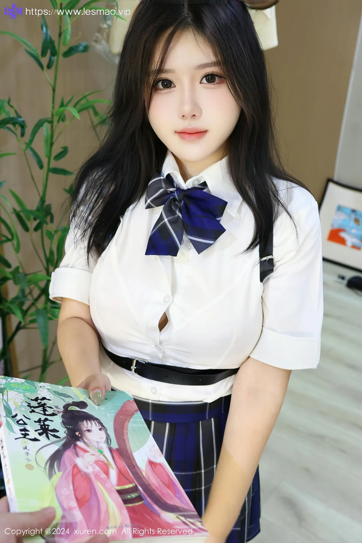 XiuRen 秀人 No.8637 小薯条nienie 图书馆场景拍摄性感写真 - 7