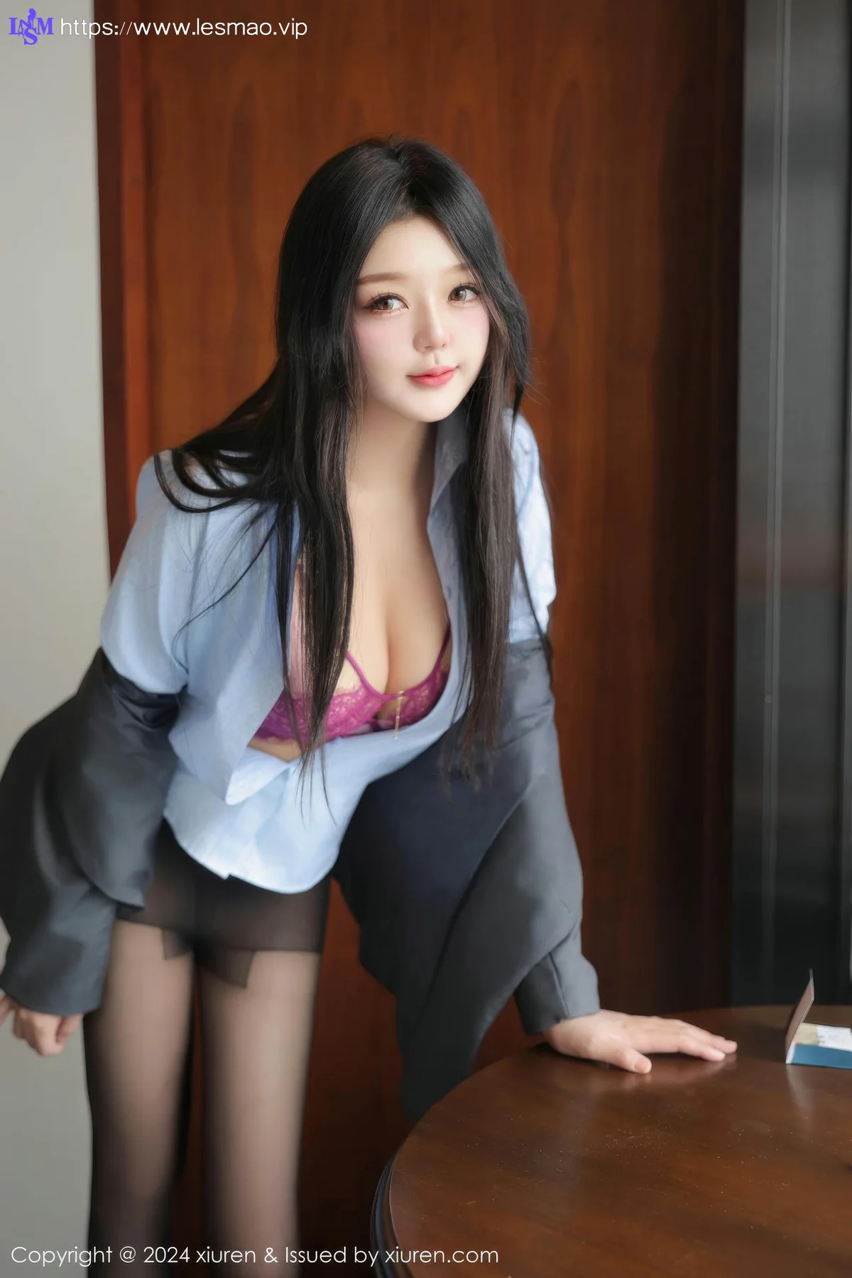 XiuRen 秀人 No.9453 柚柚小奶瓶 清纯萝莉ol - 3