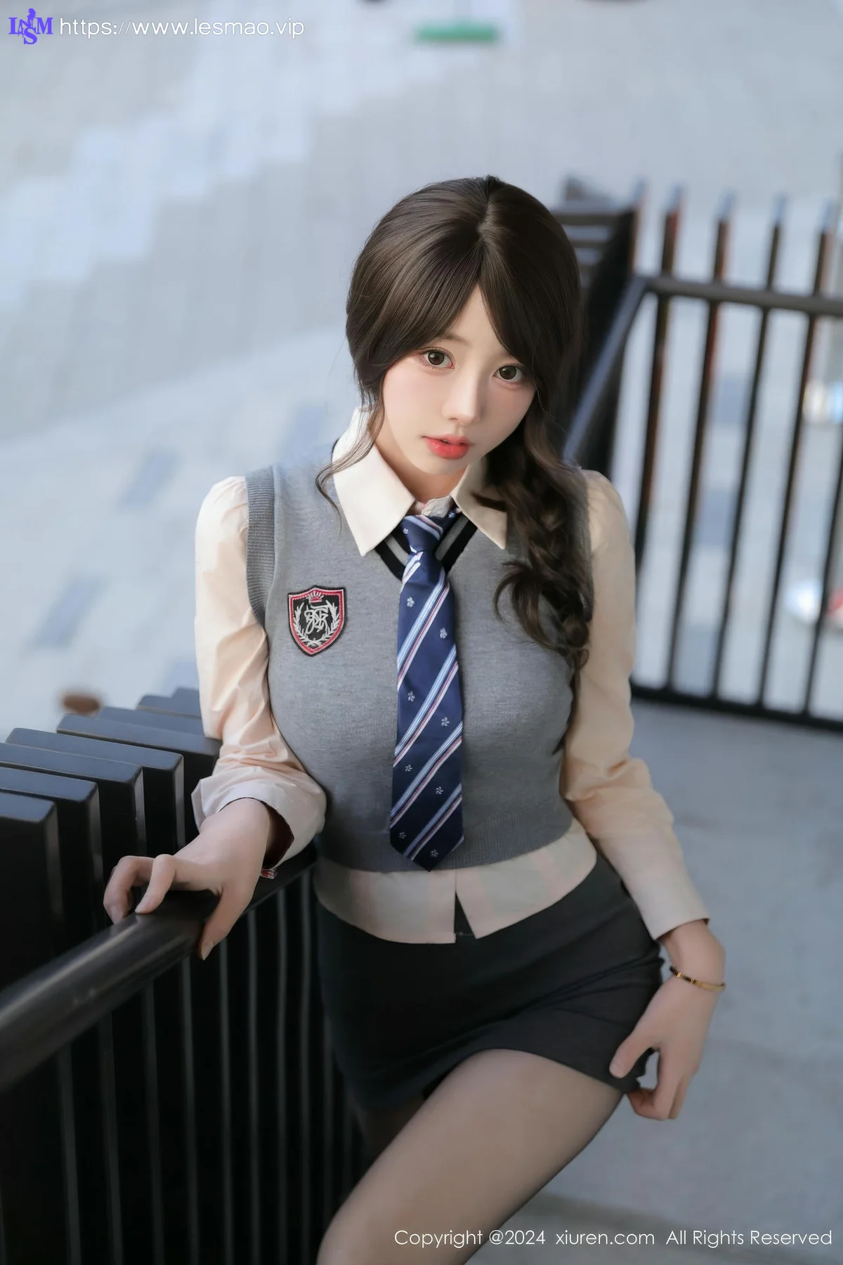 XiuRen 秀人 No.9562 桃妖夭 校服短裙美女 - 7