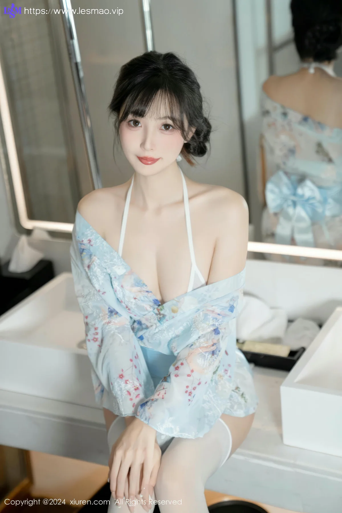 XiuRen 秀人 No.9632 林星阑 浴缸白丝睡衣私房 - 4