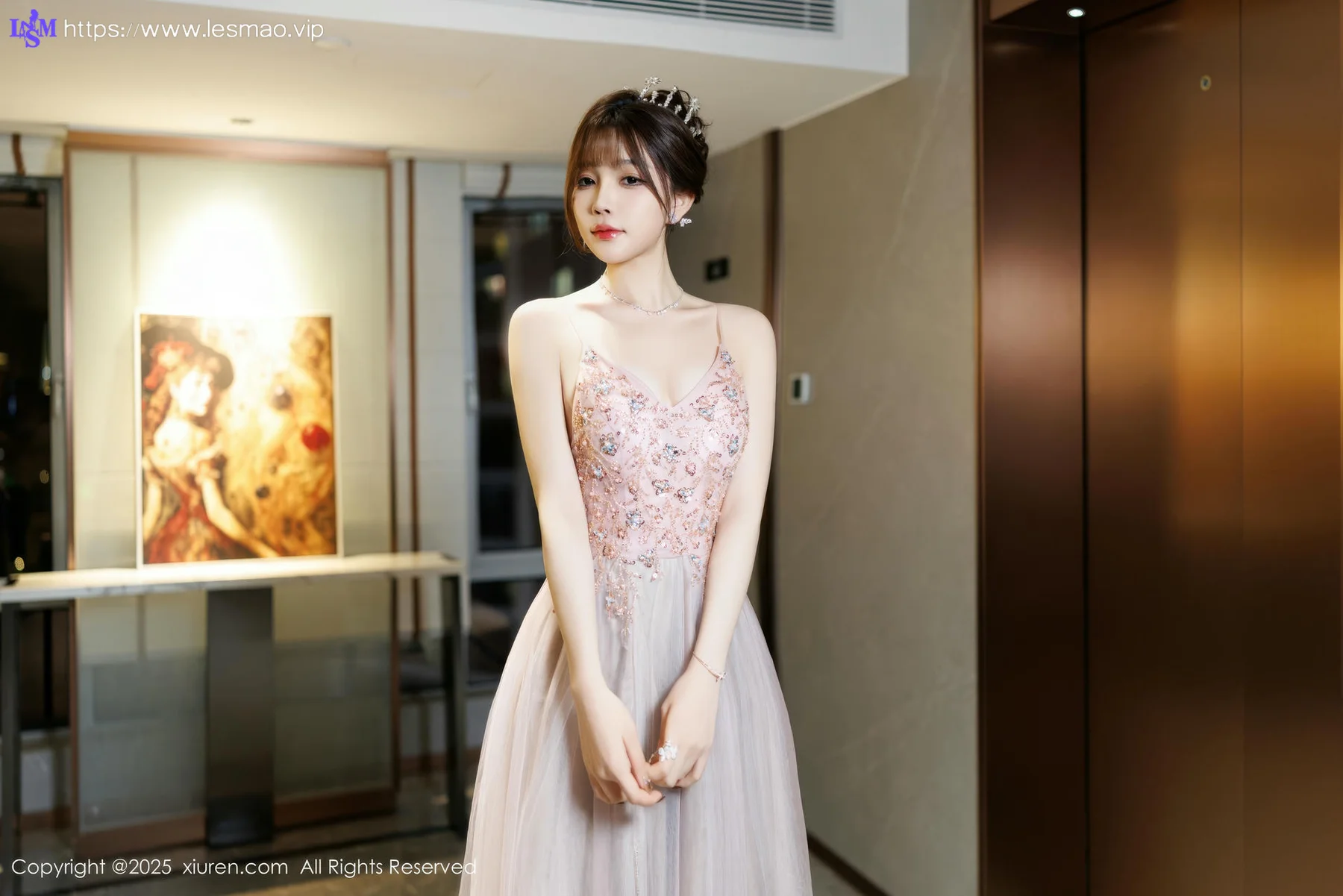 XiuRen 秀人 No.9699 徐莉芝Booty 香肩玉体内衣私房 - 3