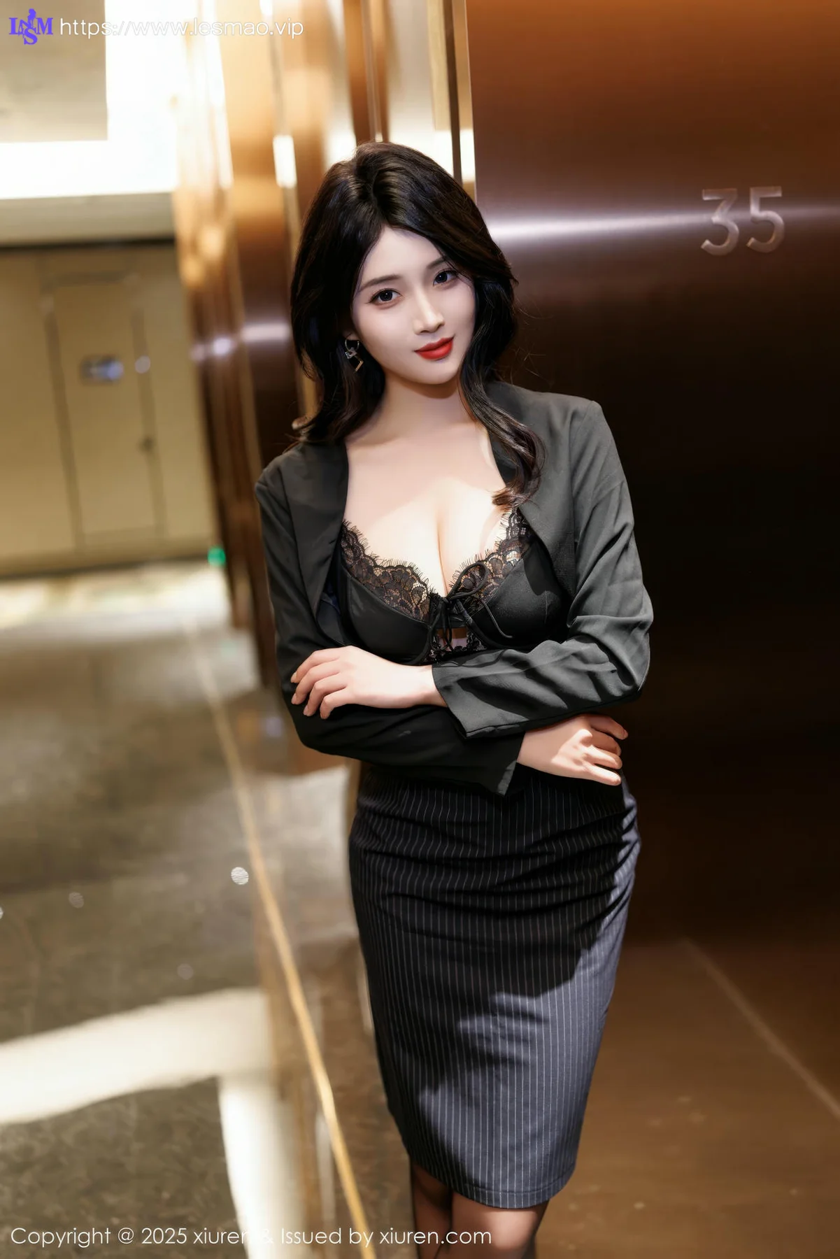 XiuRen 秀人 No.9728 南乔 情趣红色内衣 - 8