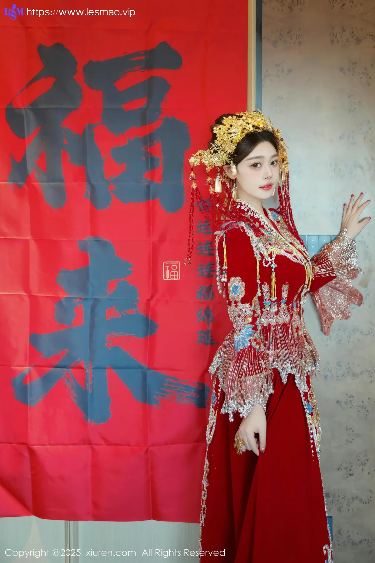 XiuRen 秀人 No.9823 蛋蛋宝 制服新春美女写真 - 2