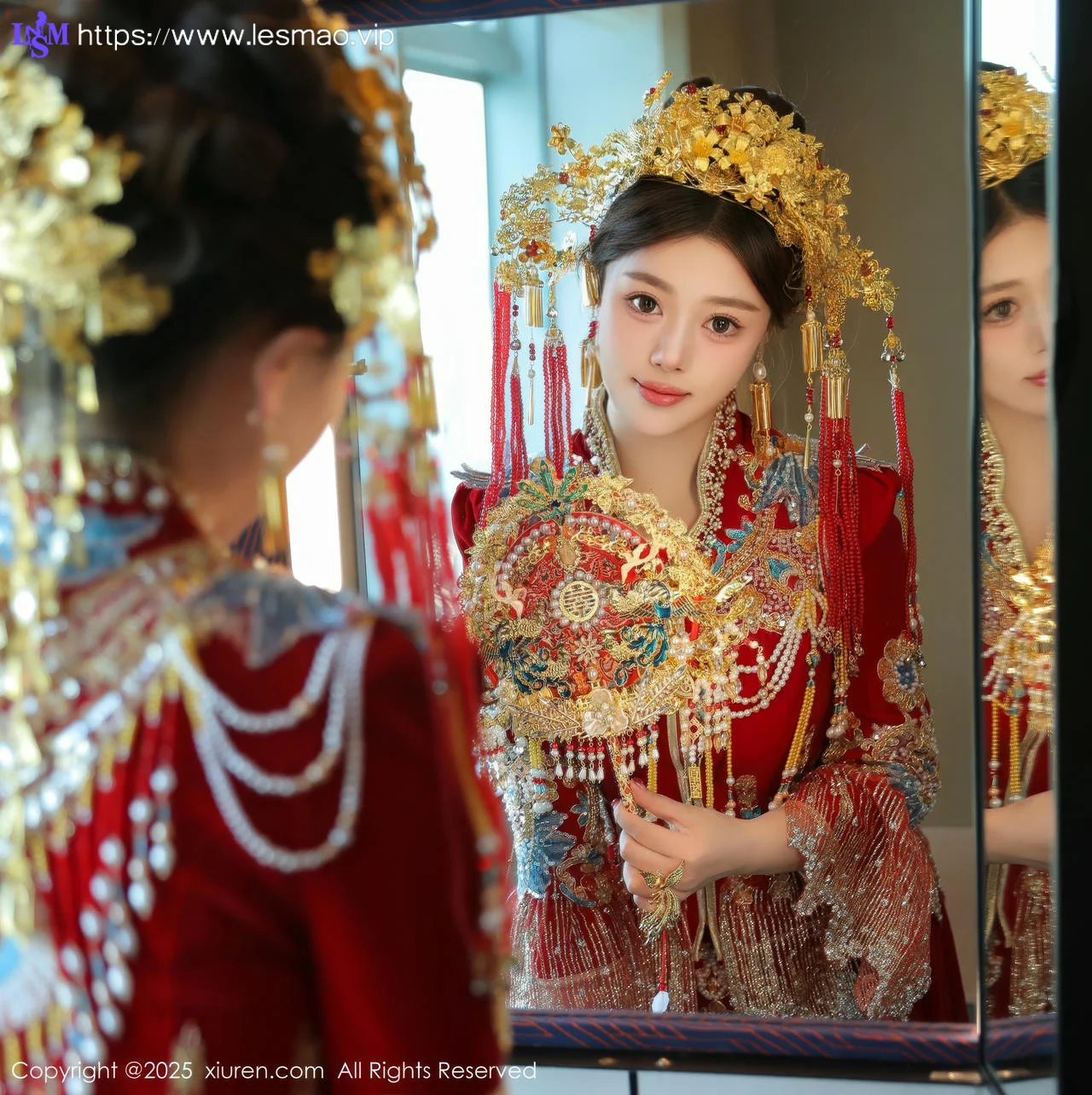 XiuRen 秀人 No.9823 蛋蛋宝 制服新春美女写真 - 6