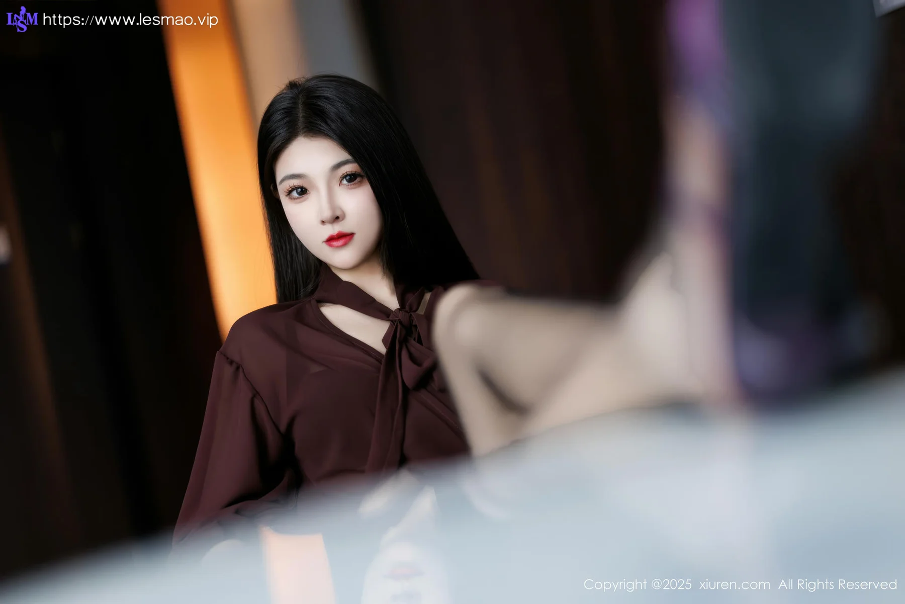 XiuRen 秀人 No.9868 初梦瑶 黑丝ol制服 - 10