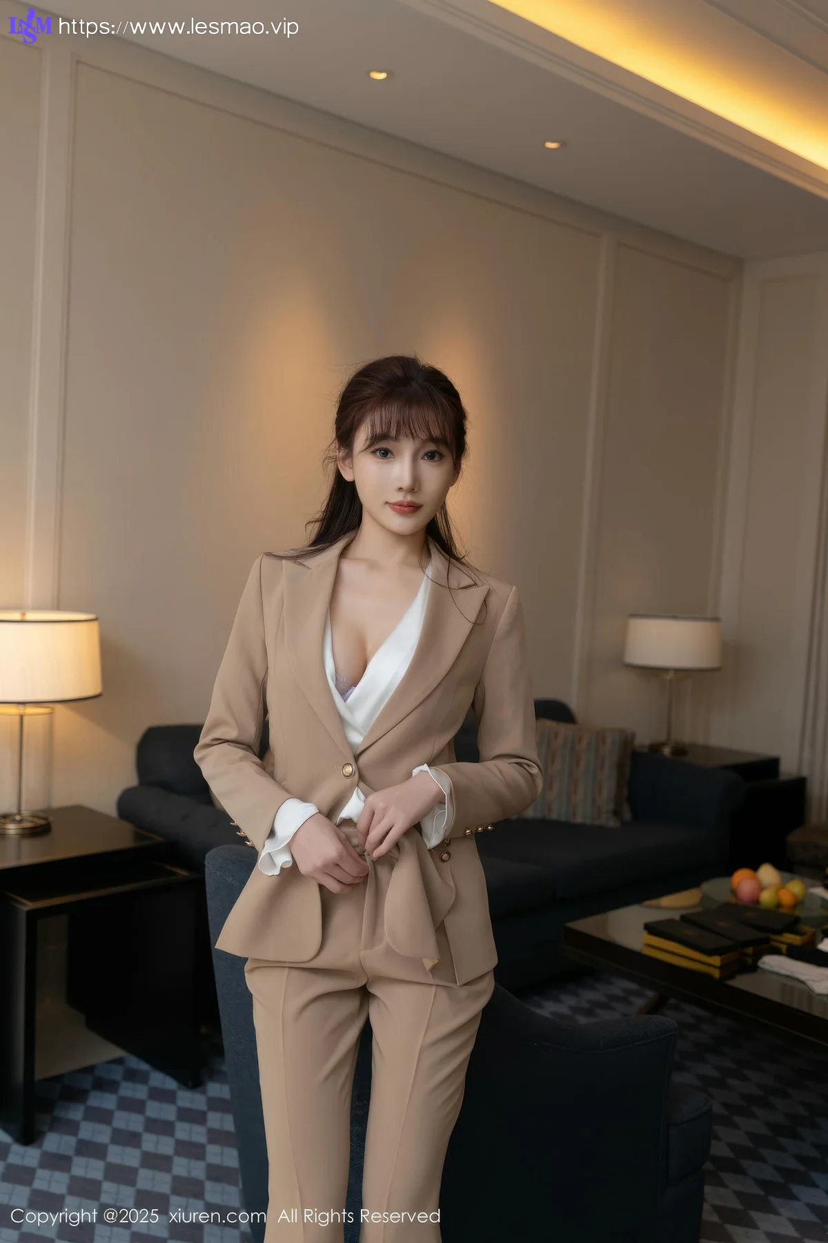 XiuRen 秀人 No.9881 陆萱萱 紫色内衣女神私房 - 8