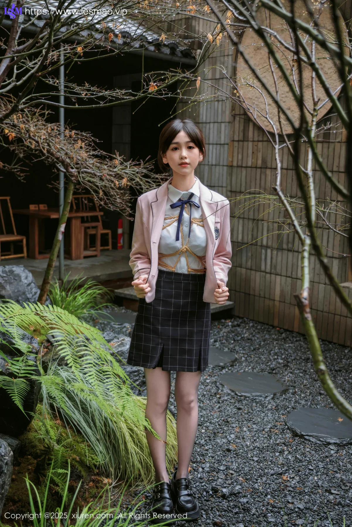 XiuRen 秀人 No.9949 奶芙乔乔 浴室捆绑清纯校服 - 10