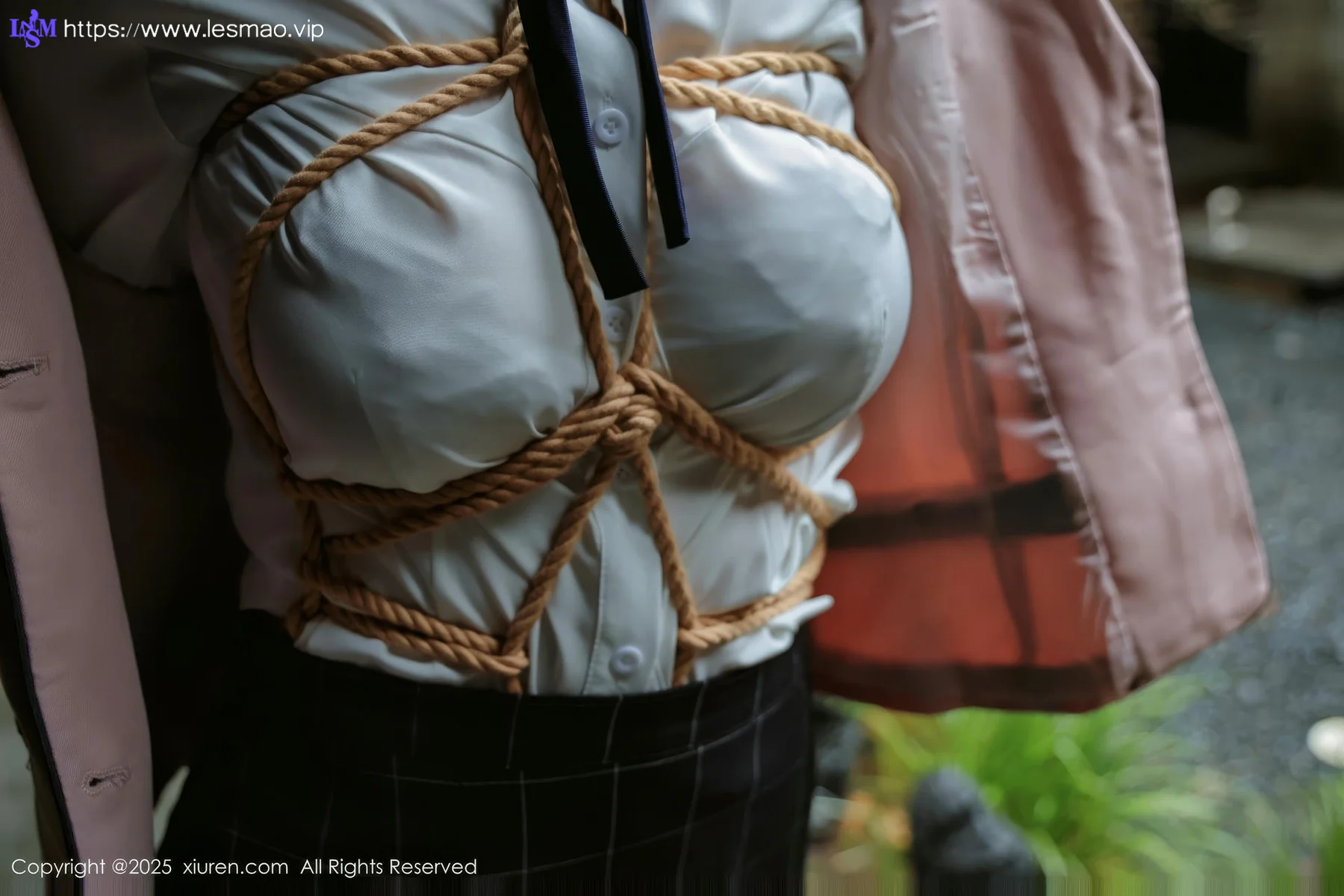 XiuRen 秀人 No.9949 奶芙乔乔 浴室捆绑清纯校服 - 5