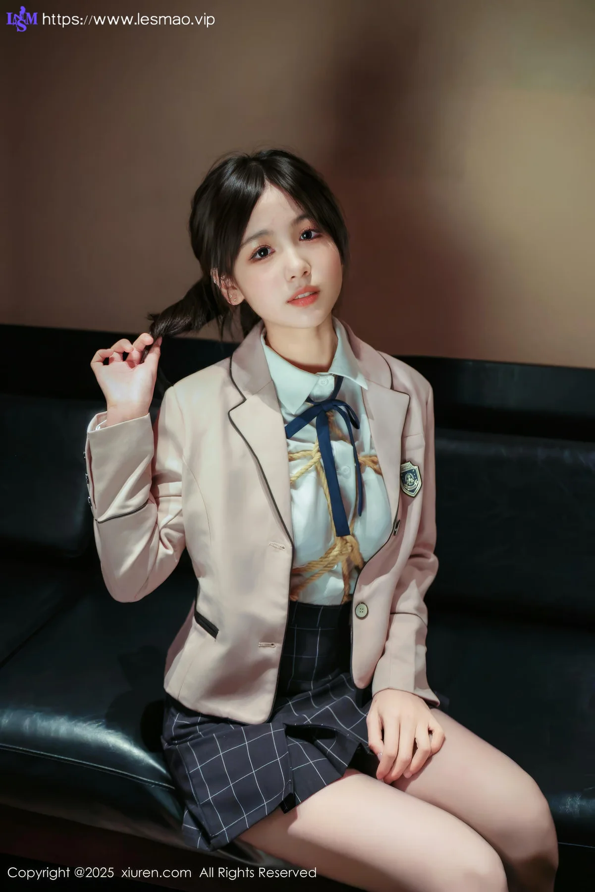 XiuRen 秀人 No.9949 奶芙乔乔 浴室捆绑清纯校服 - 9