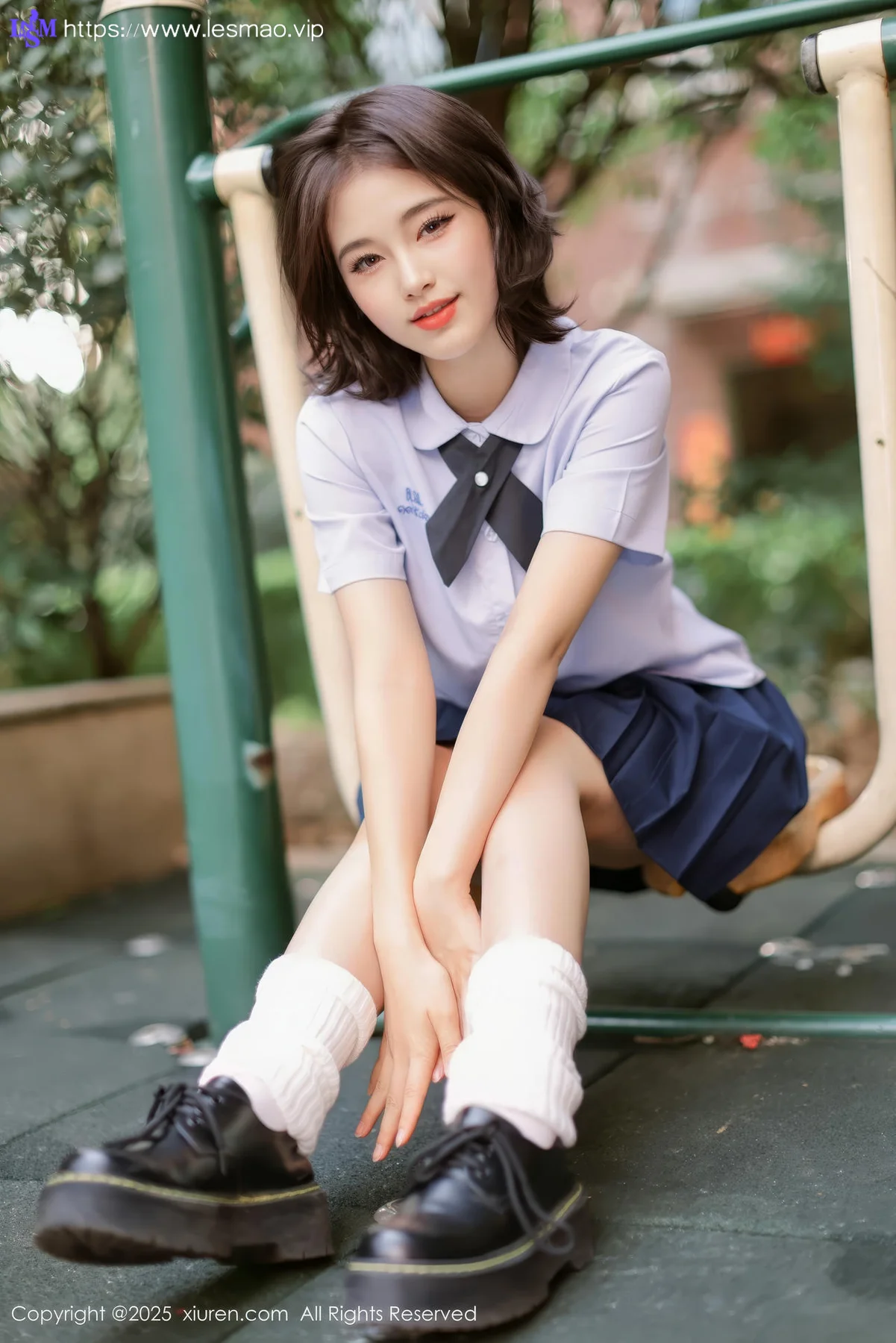 XiuRen 秀人 No.9985 小橘子orange 清纯少女短裙 - 1