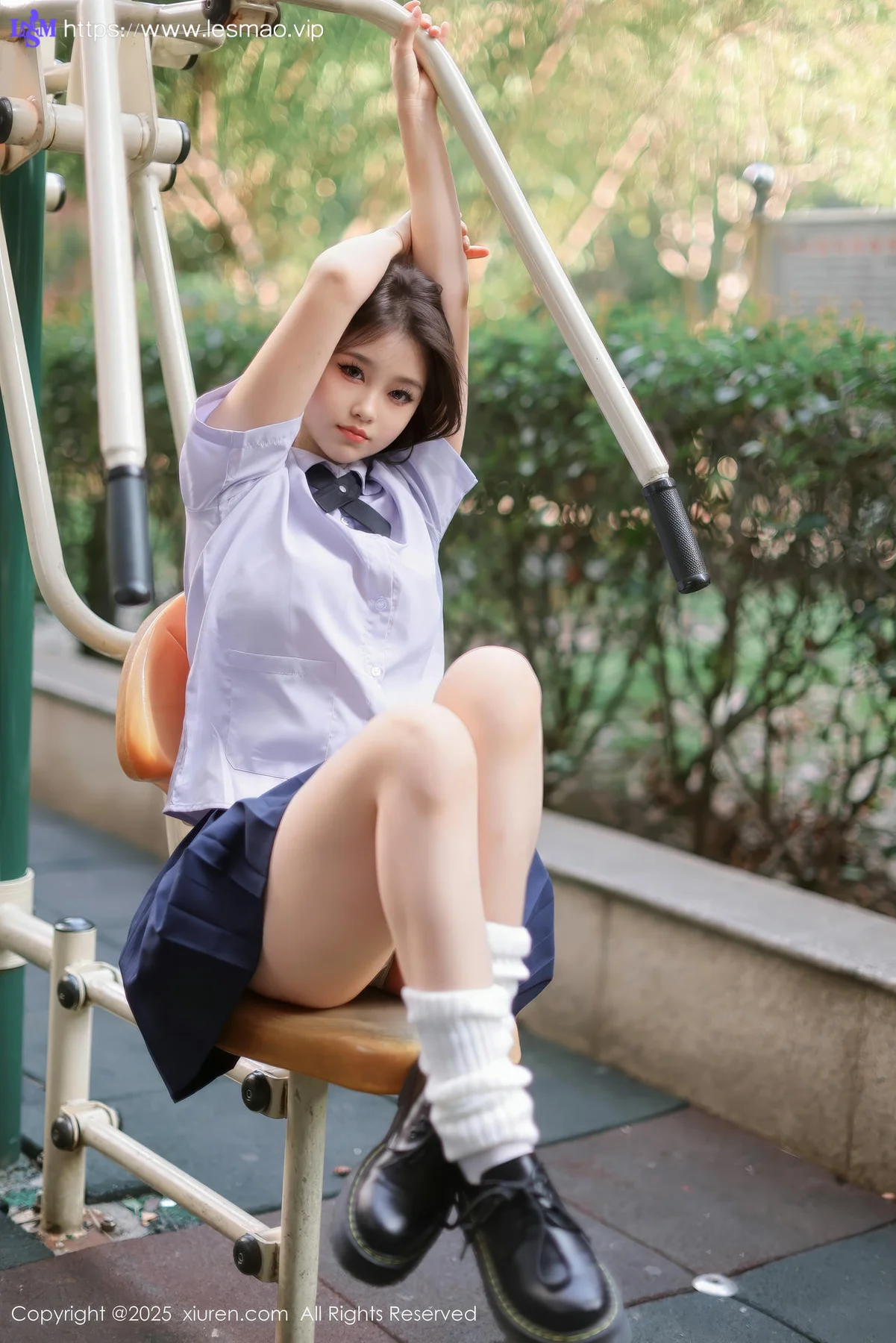 XiuRen 秀人 No.9985 小橘子orange 清纯少女短裙 - 5
