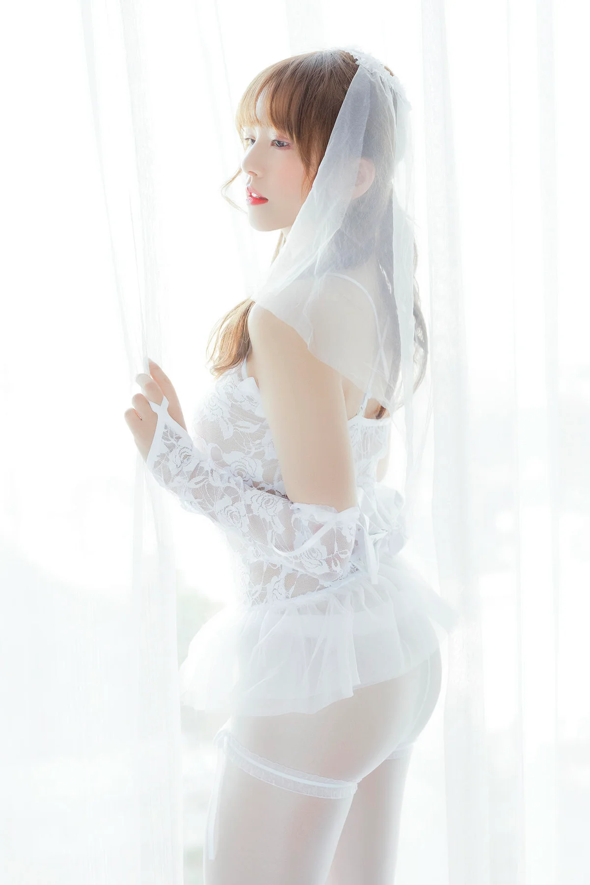XiuRen 秀人 No.N027 张思允Nice婚纱蕾丝写真 - 4