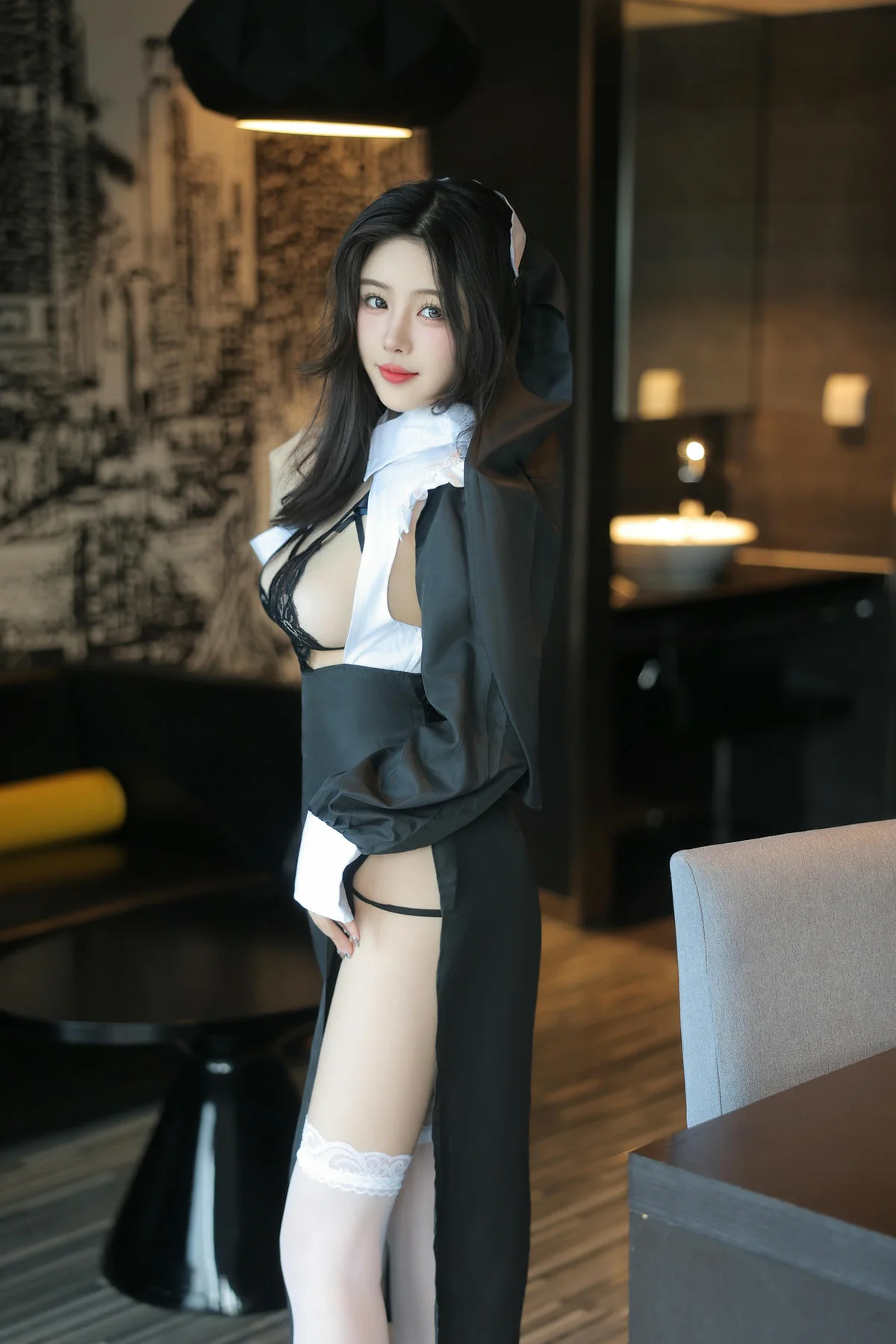 XiuRen 秀人 No.N070 袁圆修女制服情趣写真 - 2