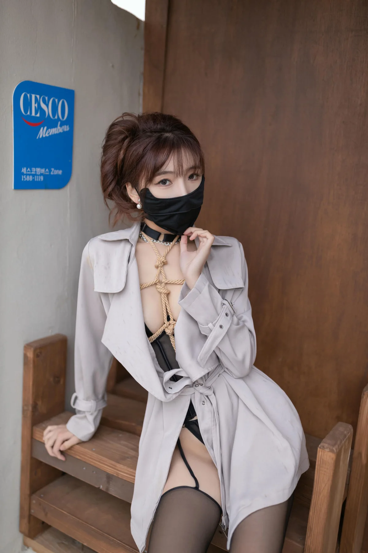 XiuRen 秀人 No.N077 陆萱萱捆绑连体衣情趣 - 8
